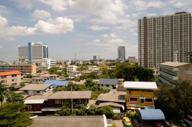 Bangkok şehir çizgi trenin görüntüleyin