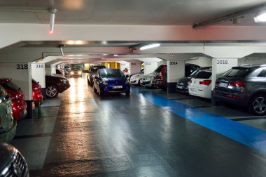 Underground parking in Nice