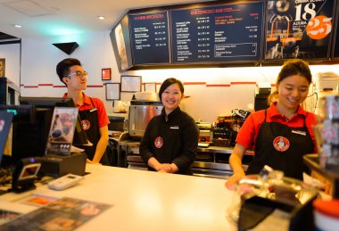 Pacific Coffee baristas portrait.