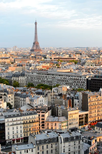 Eiffel Tower at Paris downtown — Stock Photo, Image