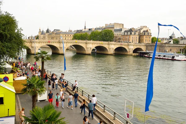 Senna fiume. Parigi. — Foto Stock