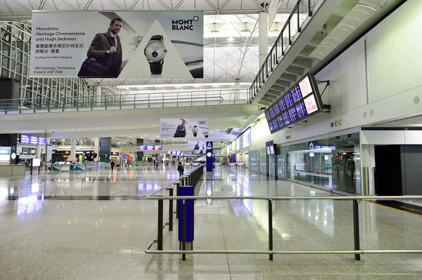 Hongkongs internationella flygplats interiör — Stockfoto