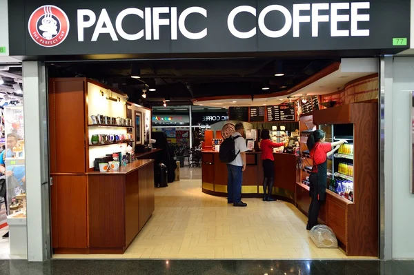 Pacific Coffee cafe interior — Stock Photo, Image