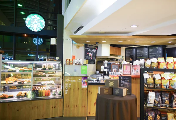 Starbucks Cafe interior — Stock Photo, Image