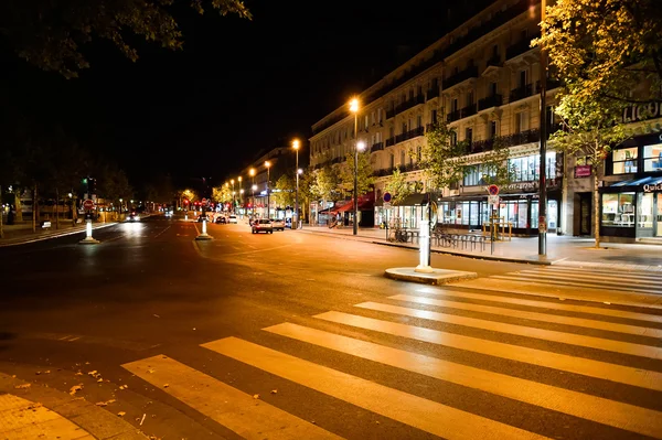 Parijs bij nacht, Frankrijk — Stockfoto