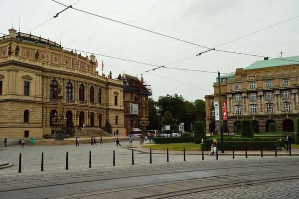 Улицы Праги, Чехия — стоковое фото
