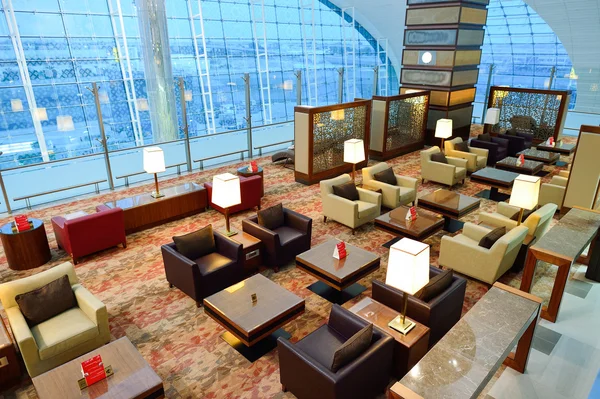 Emirates business classe lounge interni — Foto Stock