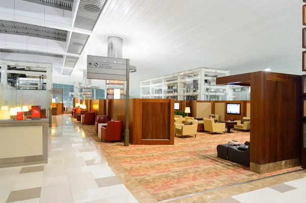 Εσωτερικό lounge κλάσης επαγγελματίες Εμιράτα — Φωτογραφία Αρχείου