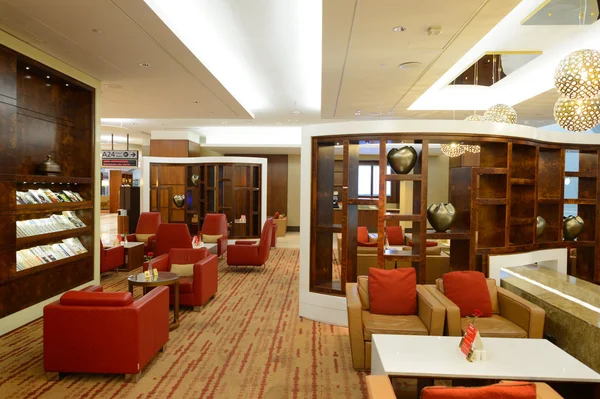 Emirates business classe lounge interni — Foto Stock