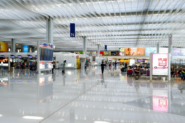 Hong Kong Interno dell'aeroporto internazionale — Foto Stock