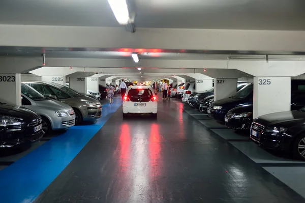 Underground parking in Nice — Stockfoto