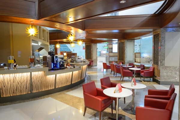 Emiraten business class lounge-interieur — Stockfoto