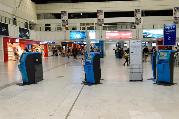 Nice International Airport interior. — Zdjęcie stockowe