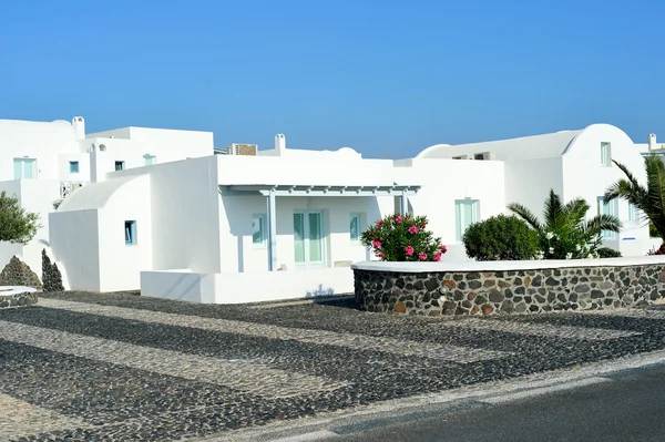 Immobilien auf der Insel Santorini — Stockfoto