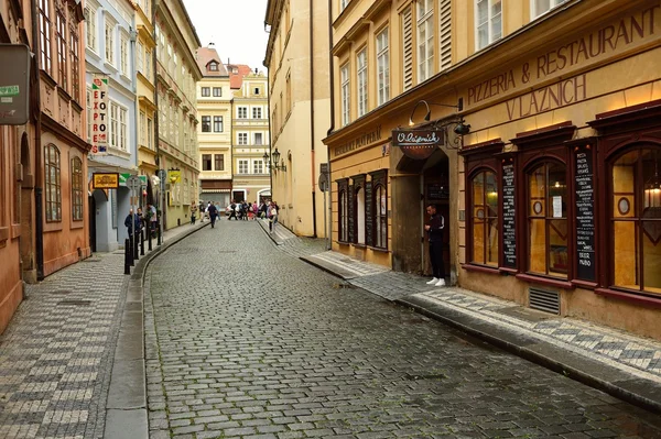 Utcák, Prága, Cseh Köztársaság — Stock Fotó