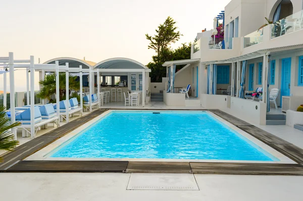 Luxury hotel in Greece — Stock Photo, Image