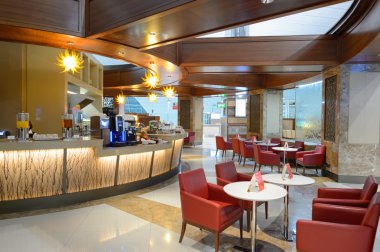 Emirlikleri iş sınıfının lounge iç