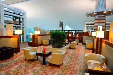 Emirlikleri iş sınıfının lounge iç