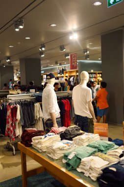 Bangkok alışveriş merkezi iç