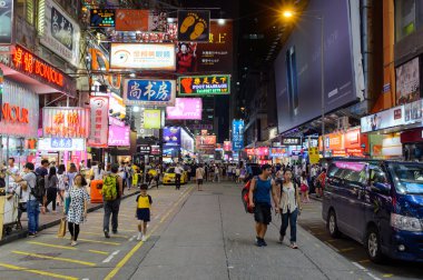Gece Mong Kok alanı