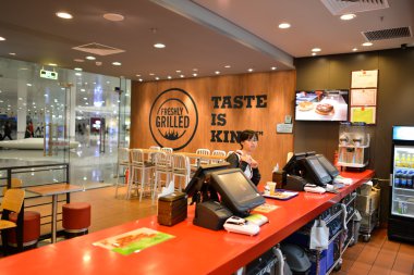 Burger King Restoran iç