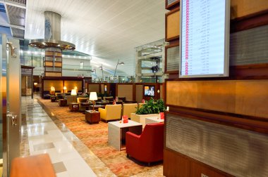 Emirlikleri iş sınıfının lounge iç