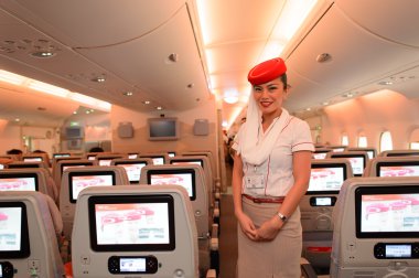 Emirlikleri Airbus A380 mürettebat üyesi