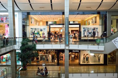 Bangkok alışveriş merkezi iç