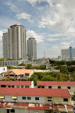 Bangkok şehir çizgi trenin görüntüleyin