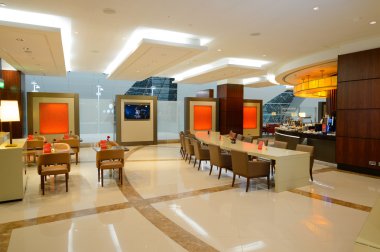 Emirlikleri iş sınıfının lounge iç