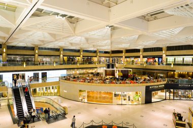 interior of the Landmark shopping mall