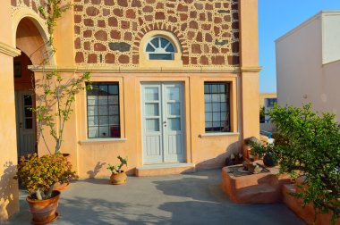 Santorini mimari Yunanistan