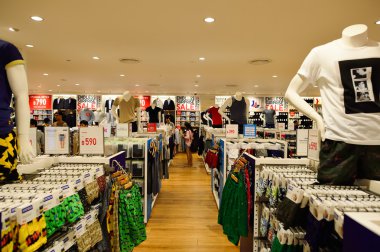 Bangkok alışveriş merkezi iç