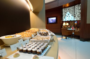 Emirlikleri iş sınıfının lounge iç