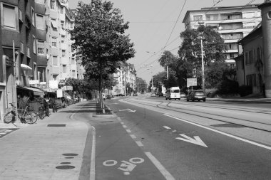 Geneva şehir merkezinde, İsviçre