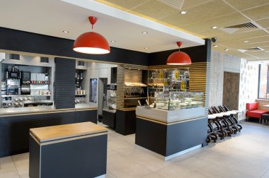 McDonald's Restoran iç.