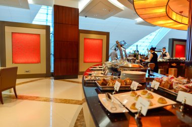 Emirlikleri iş sınıfının lounge iç