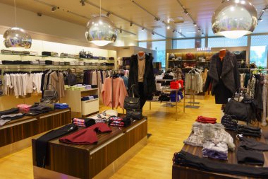 interior of the store in Geneva Airport.
