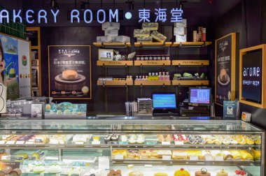 cafe interior in Hong Kong