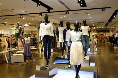 Bangkok alışveriş merkezi iç