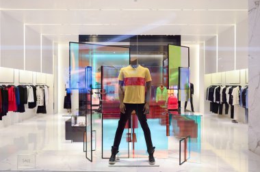 Bangkok alışveriş merkezi iç