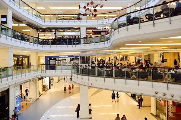 Bangkok alışveriş merkezi iç