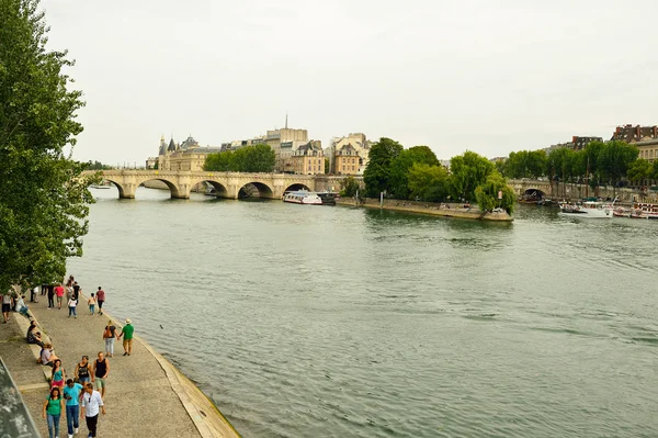 Senna fiume. Parigi. — Foto Stock