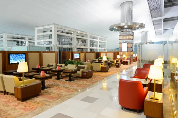 Emirates clase business salón interior — Foto de Stock