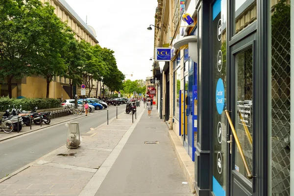 Straten in Parijs, Frankrijk — Stockfoto