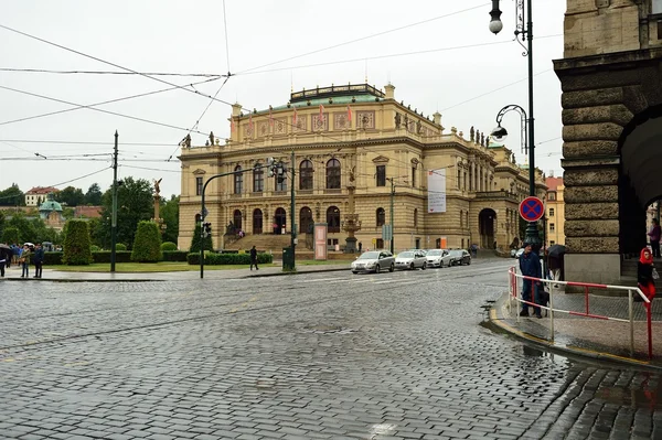 Sokaklar Prag, Çek Cumhuriyeti — Stok fotoğraf