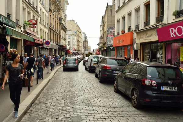 Ulicach Paryża, Francja — Zdjęcie stockowe