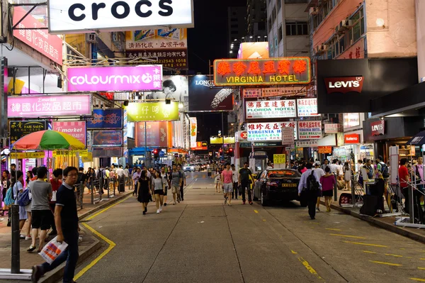 Монг Кок на ніч — стокове фото