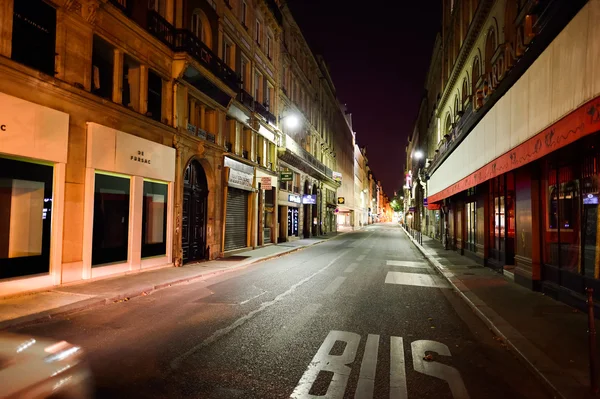 Parijs bij nacht, Frankrijk — Stockfoto