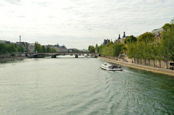 Senna fiume. Parigi. — Foto Stock